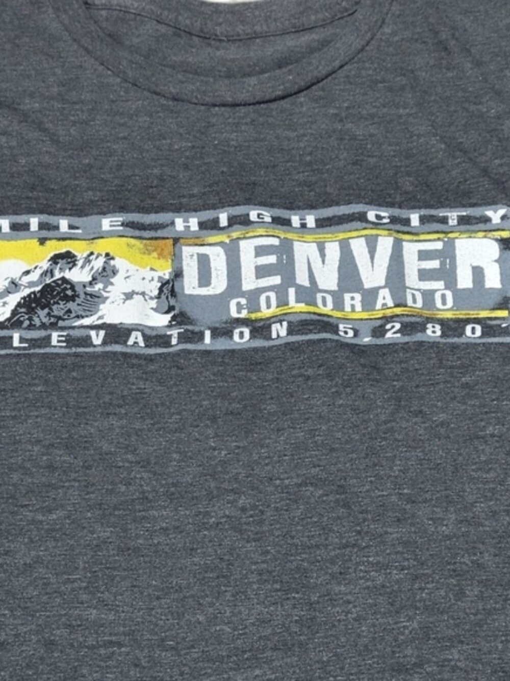 Denver Colorado Shirt Size Large gray - Picture 3 of 5